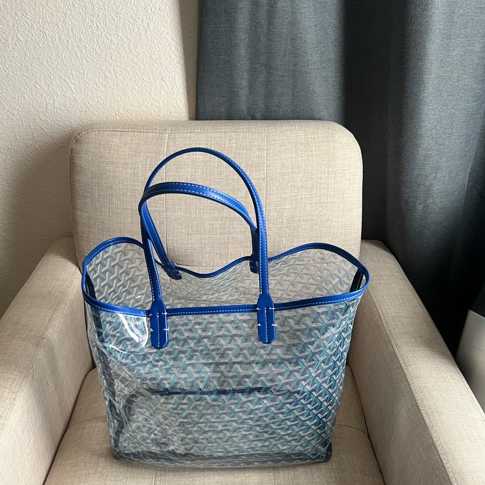 Goyard transparent tote